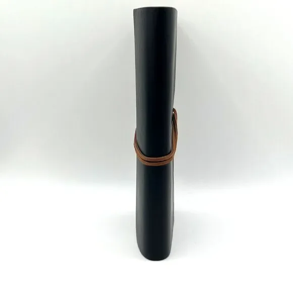 MALEDEN Leather Journal Notebook, Vintage Spiral Notebook Refillable Black - Picture 5 of 11